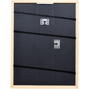 Effect Holzrahmen Profil 32 hellbraun 28x35 cm Antireflexglas