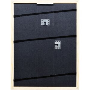 Effect Holzrahmen Profil 32 weiß 40x60 cm Antireflexglas