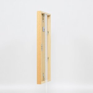 Effect Holzrahmen Profil 35 eiche 20x20 cm Antireflexglas