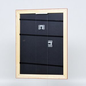 Effect Holz-Barockrahmen Profil 37 antiksilber 18x32 cm Antireflexglas