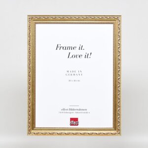 Effect Holz-Barockrahmen Profil 37 antiksilber 42x59,4 cm mit Antireflexglas