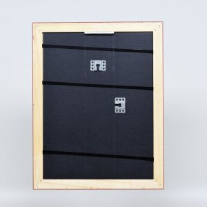 Effect Holz-Barockrahmen Profil 37 antiksilber 50x60 cm Antireflexglas