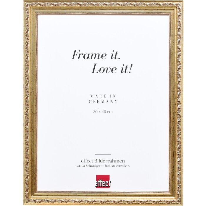 Rama foto din lemn baroc Profil 37 antiksilber 60x90 cm, glas antireflex