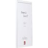 Effect Massivholz Bilderrahmen Profil 39 weiß 20x30 cm Antireflexglas