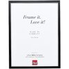 Effect Massivholz-Bilderrahmen Profil 39 schwarz 40x50 cm Antireflexglas