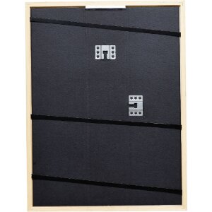 Effect Massivholz-Bilderrahmen Profil 39 weiß 50x70 cm Antireflexglas