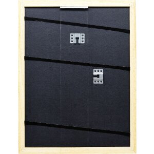 Rama foto din lemn masiv Profil 43 natur 21x29,7 cm cu sticlă antireflex