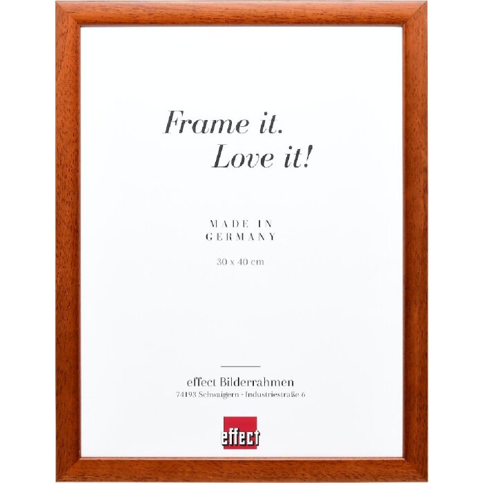 Rama foto din lemn Effect Profil 43 maro 27x48 cm cu sticlă antireflex