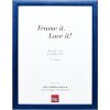Ramă foto din lemn masiv efect Profil 43 royalblau 28x35 cm