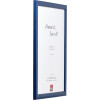 Effect Holz-Bilderrahmen Profil 43 royalblau 30,5x91,5 cm Antireflexglas