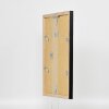 Effect Holzrahmen Profil 48 schwarz 25x35 cm mit Antireflexglas