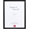 Effect Holzrahmen Profil 48 schwarz 28x35 cm Antireflexglas