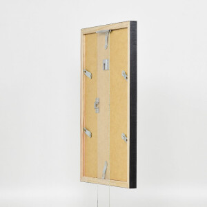 Ramă foto din lemn Profil 48 argint 28x35 cm cu sticlă antireflex