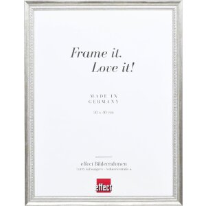 Effect Holzrahmen Profil 48 silber 30x30 cm mit...