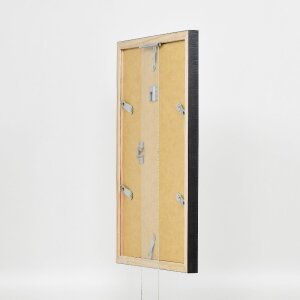 Effect Holzrahmen Profil 48 silber 35x50 cm Antireflexglas