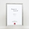 effect Bilderrahmen Profil 48 silber 40x40 cm mit Antireflexglas