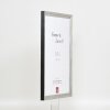 effect Bilderrahmen Profil 48 silber 40x40 cm mit Antireflexglas
