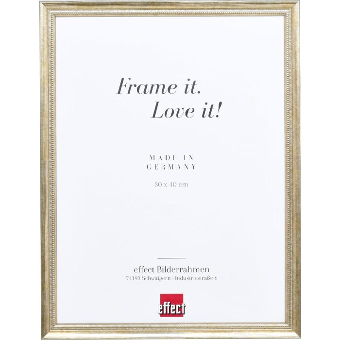 effect Holzrahmen Profil 48 gold 42x59,4 cm Antireflexglas