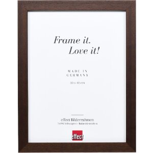 Effect Holz Bilderrahmen Profil 52 dunkelbraun 20x25 cm...