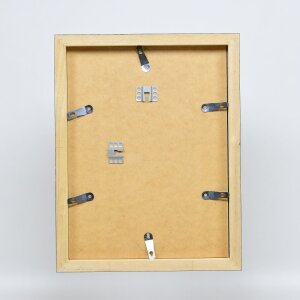 Effect Holz Bilderrahmen Profil 55 schwarz 45x60 cm Antireflexglas