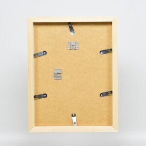 Effect Holz-Bilderrahmen Profil 55 weiß 30,5x91,5 cm Antireflexglas