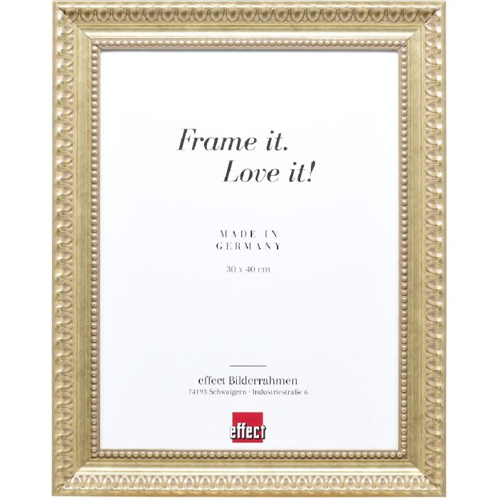 Rama foto Effect Profil 56 din lemn masiv, anticopsier, cu sticlă antireflex