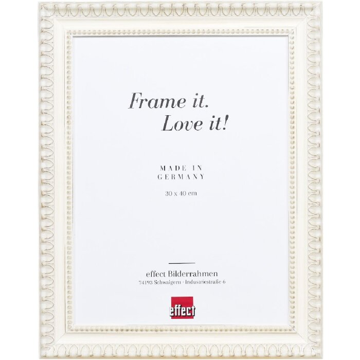 Effect Profil 56 Ramă Foto din Lemn 10,5x14,8 cm Albă cu Sticlă Antireflex