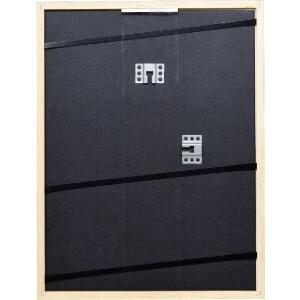 Effect 0661-2748-03 Bilderrahmen Holz Profil 66 Schwarz 27x48 cm