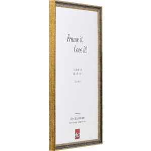 Rama foto din lemn Profil 66 negru 40x60 cm cu sticlă antireflex