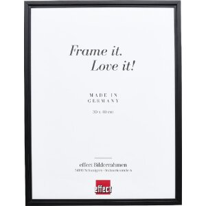Effect Holzbilderrahmen Profil 69 Schwarz 10x10 cm mit...