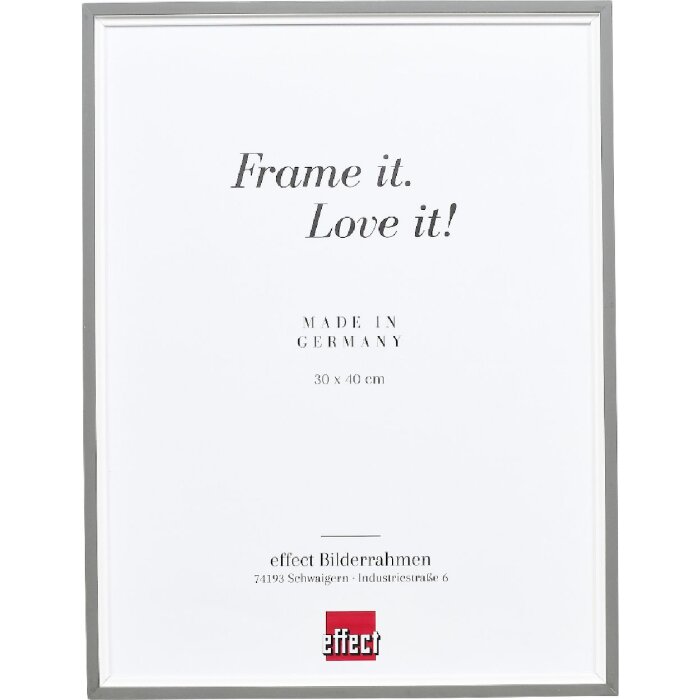 Ramă foto Effect Holz Profil 69 gri 13x13 cm cu sticlă antireflex