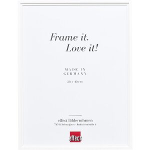 effect Holzbilderrahmen Profil 69 weiß 20x20 cm mit...