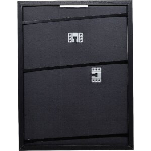 Effect Holzrahmen Profil 74 schwarz 10x15 cm mit Antireflexglas