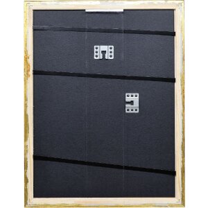 Rama foto din lemn cu efect Profil 85 Gold 25x70 cm sticlă anti-reflexivă