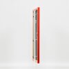 Effect Holzrahmen Profil 89 rot 10x10 cm Antireflexglas