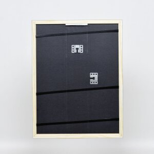 Efect cadru din lemn profil 89 albastru 10x10 cm sticlă anti-reflexivă