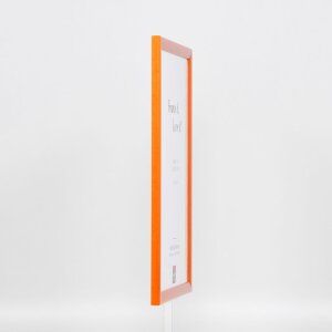 Efect cadru din lemn profil 89 somon 18x24 cm sticlă anti-reflexivă