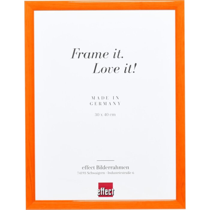 Effect Holzrahmen Profil 89 lachs 18x32 cm Antireflexglas