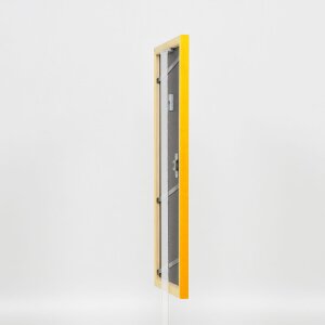 Efect cadru din lemn profil 89 maro deschis 20x25 cm sticlă anti-reflexivă