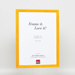 Efect cadru din lemn profil 89 maro deschis 20x30 cm sticlă anti-reflexivă