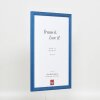 Efect cadru din lemn profil 89 albastru 24x30 cm sticlă anti-reflexivă