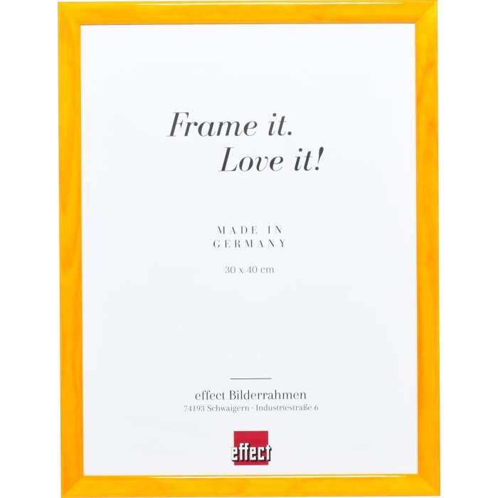 Effect Holzrahmen Profil 89 hellbraun 40x60 cm Antireflexglas