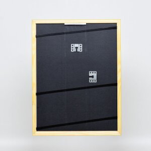 Effect Holzrahmen Profil 89 hellbraun 40x60 cm Antireflexglas