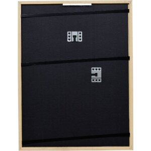 Effect Holzrahmen Profil 2330 weiß 35x50 cm mit Antireflexglas