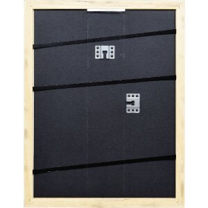 Rama foto din lemn masiv Profil Top Pro argint 45x60 cm cu sticlă antireflex