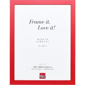 Effect Holzrahmen Profil Top Pro rot 45x80 cm mit...