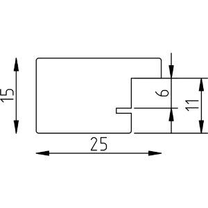 Effect Holzrahmen Profil Top Pro meeresgrün 60x90 cm Antireflexglas