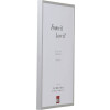 Effect B1 Brandschutz Bilderrahmen Alu Serie 2 silber 18x27 cm Antireflexglas