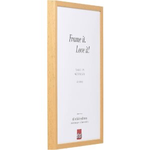 Efect cadru din lemn profil 35 stejar 50x65 cm sticlă acrilică