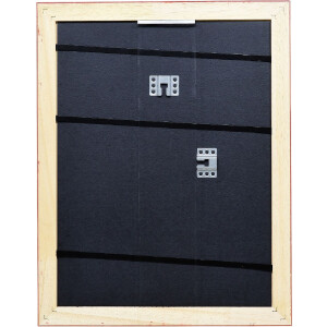 Efect cadru baroc din lemn profil 37 argint antic 13x13 cm sticlă acrilică